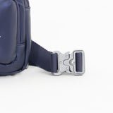 Tesport Cloud Crossbody Belt Bag in Navy buckle detail
