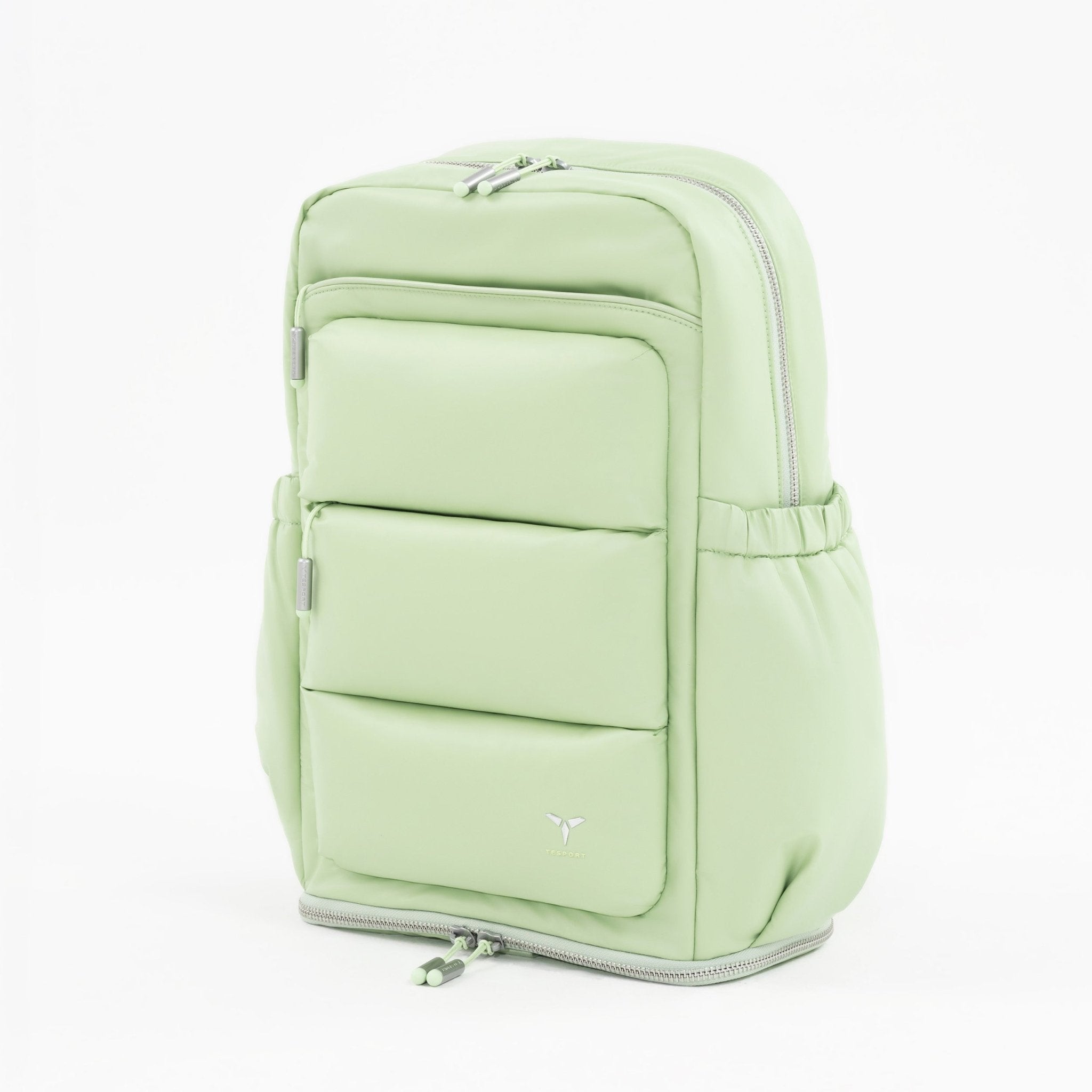 Tesport Cloud Large Backpack in Apple Green angled view