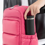 Tesport Cloud Large Backpack in Pink cup holder