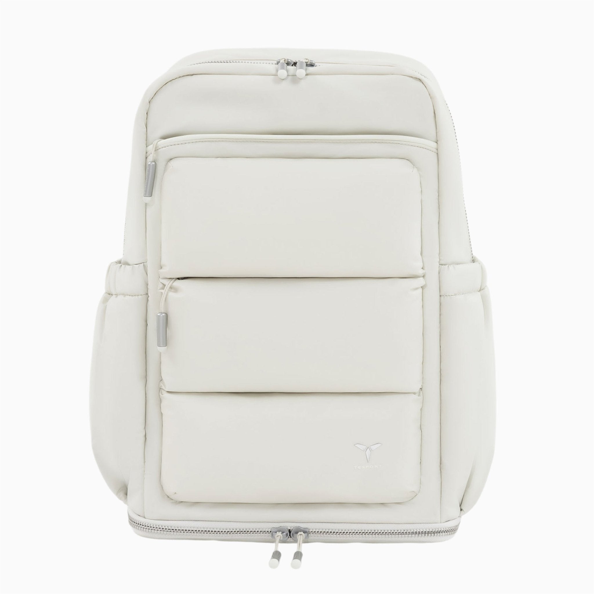 Tesport Cloud Large Backpack in White front view