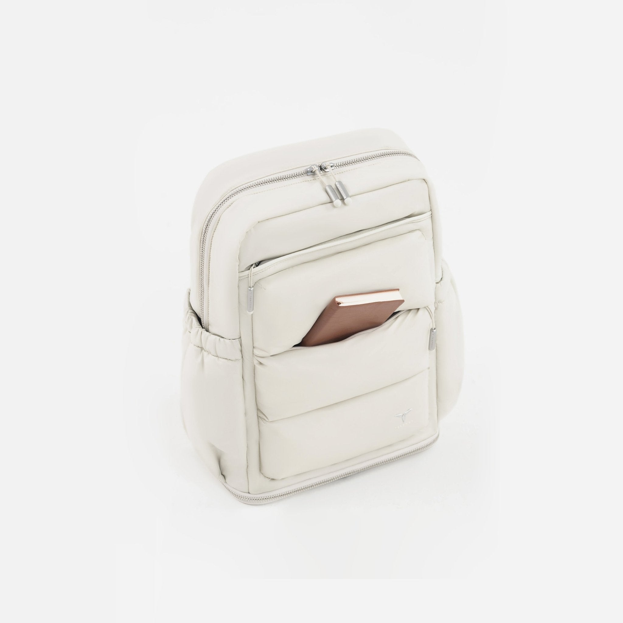 Tesport Cloud Large Backpack in White with book storage