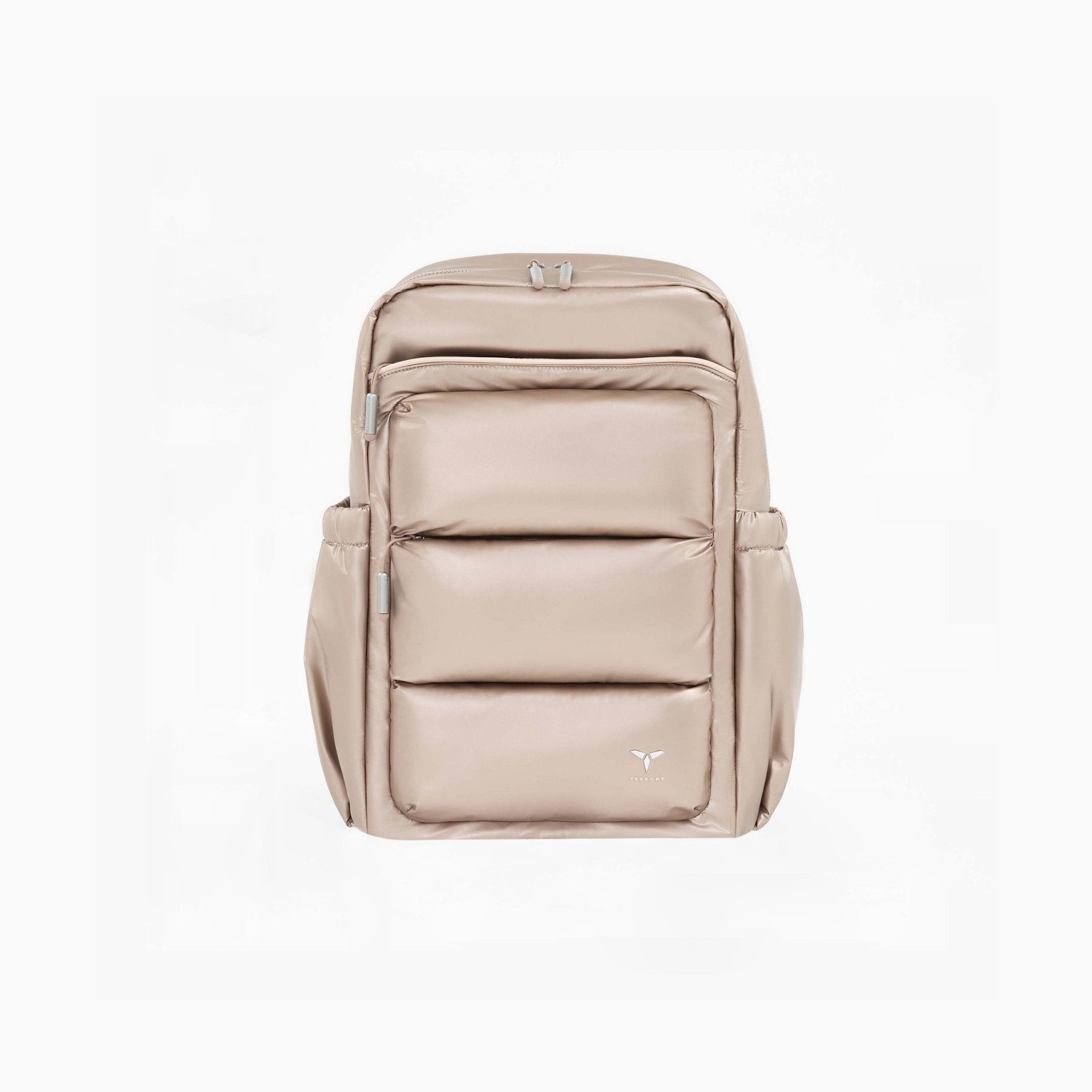 Tesport Cloud Medium Backpack in Champagne front view
