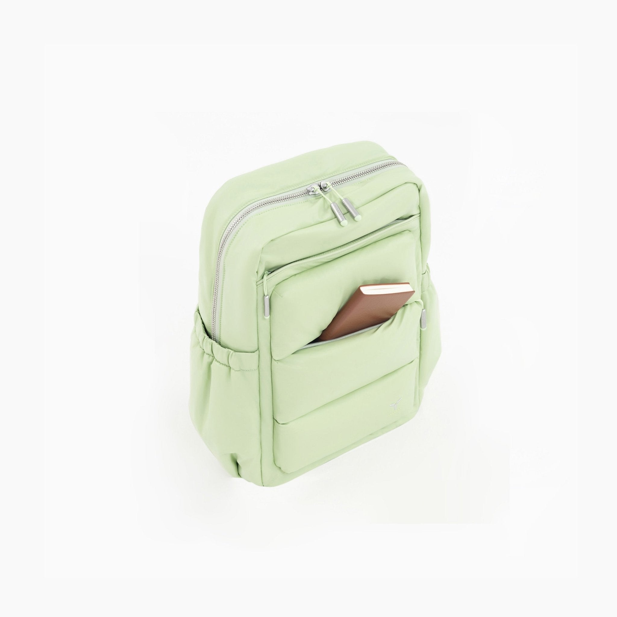 Tesport Cloud Medium Backpack in Apple Green book storage