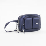 Tesport Cloud Mini Pouch in Navy angled view