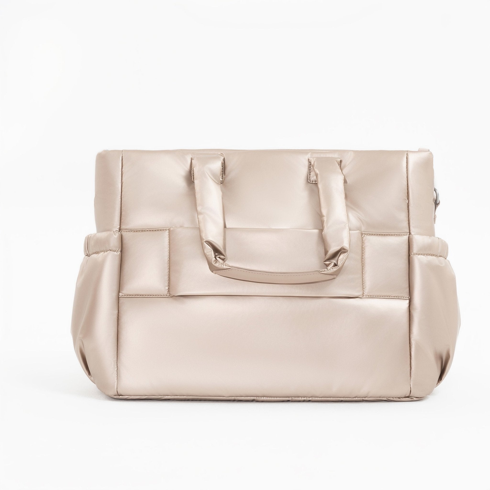 Tesport Cloud Tote in Champagne back view