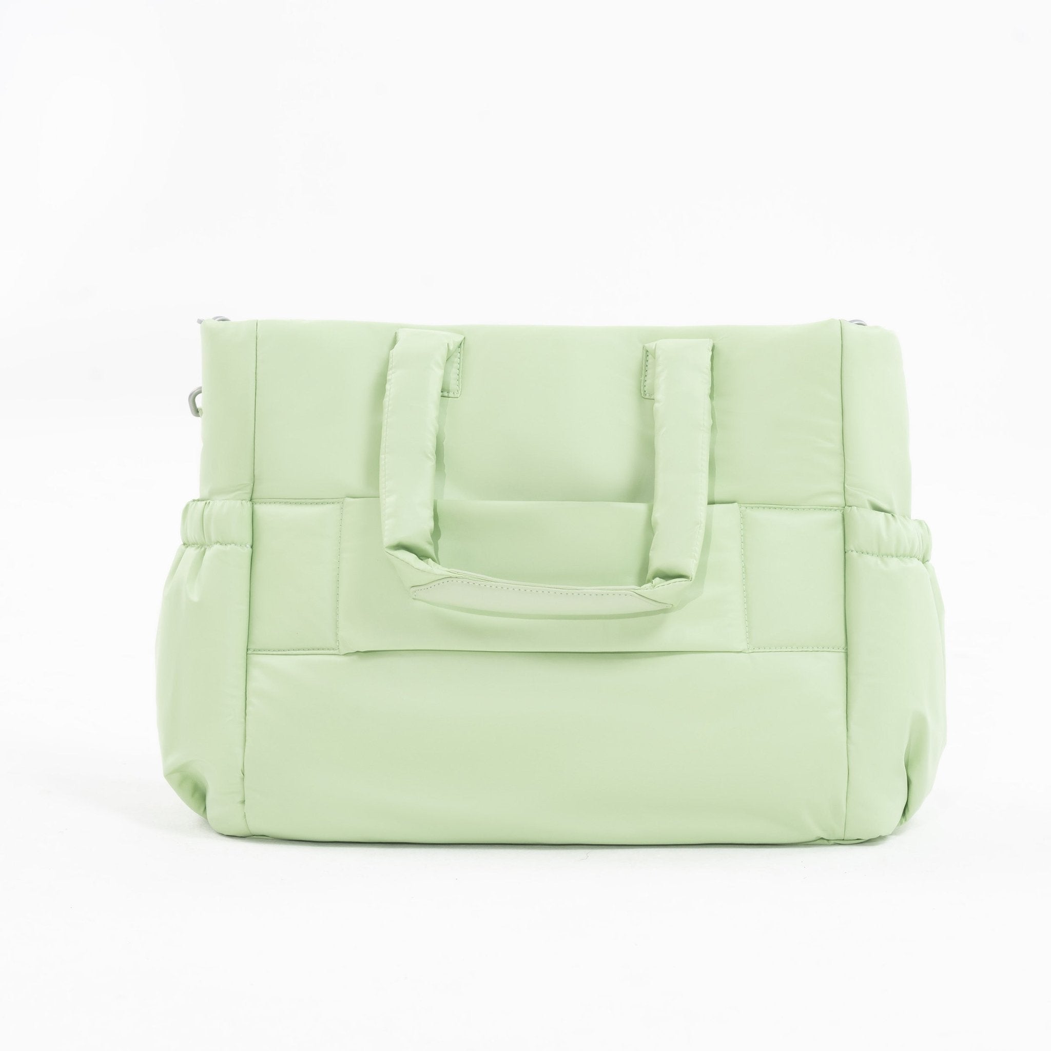 Tesport Cloud Tote in Apple Green back view