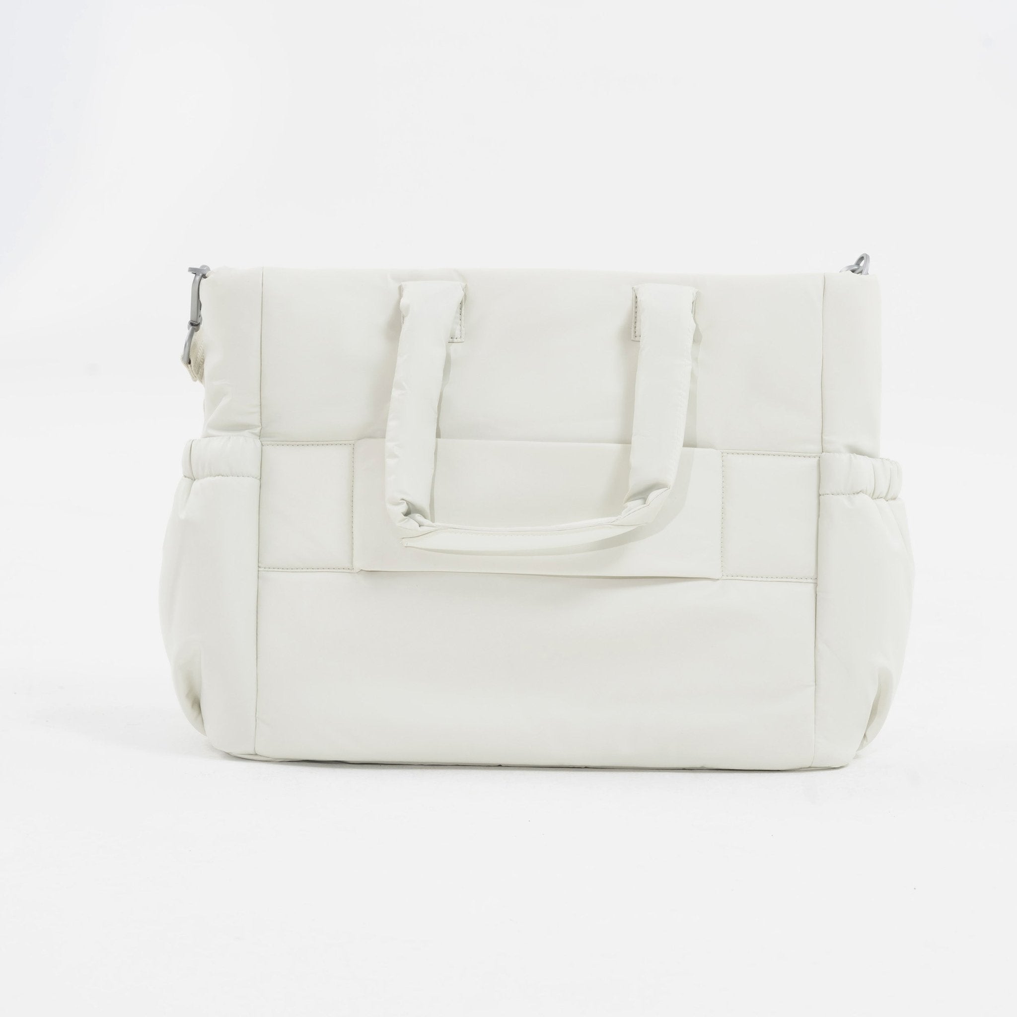 Tesport Cloud Tote in White back view