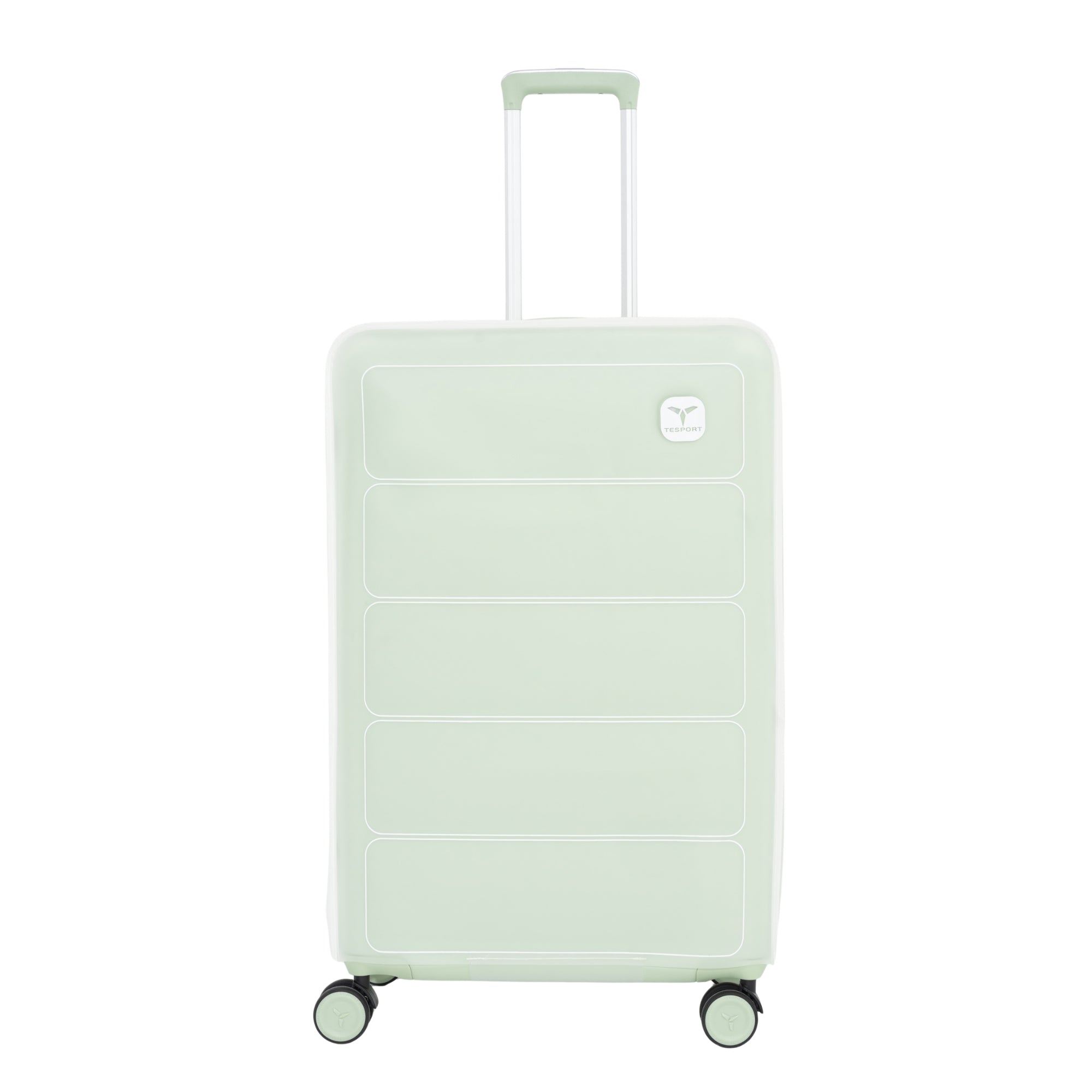 Tesport Cloud™ Clear Frosted Luggage Cover for Large Check - In - Tesport