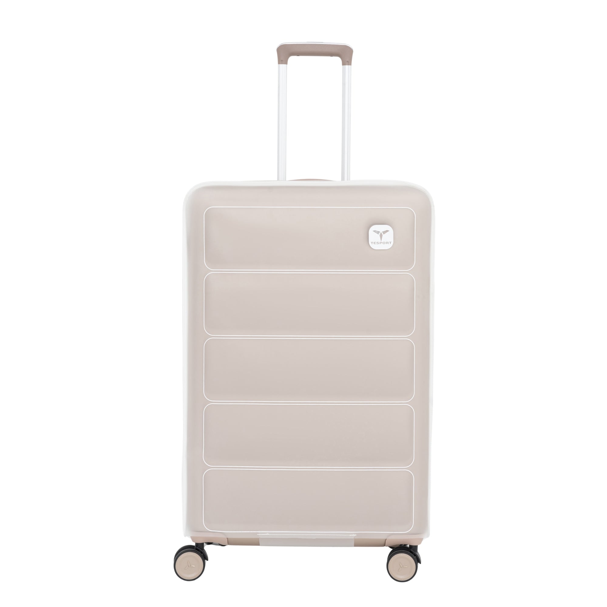 Tesport Cloud™ Clear Frosted Luggage Cover for Large Check - In - Tesport