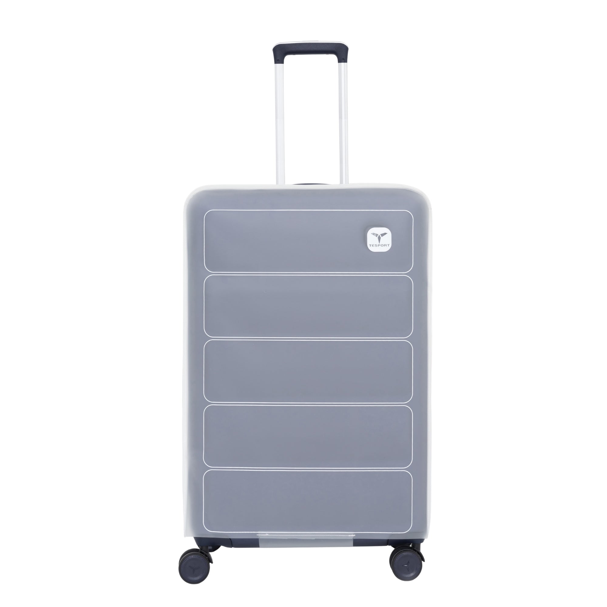 Tesport Cloud™ Clear Frosted Luggage Cover for Large Check - In - Tesport