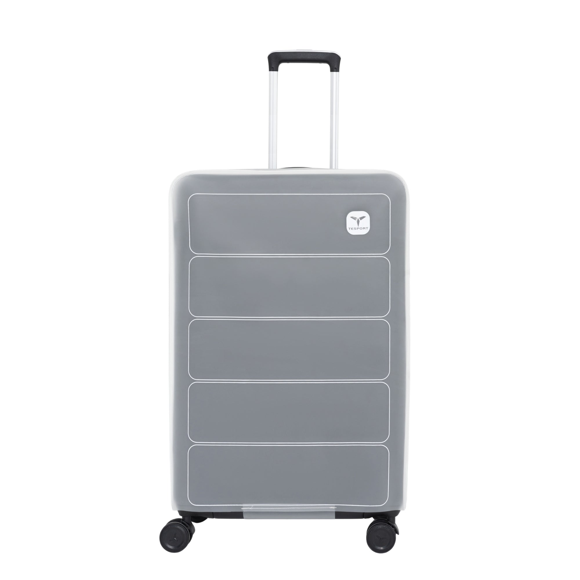 Tesport Cloud™ Clear Frosted Luggage Cover for Large Check - In - Tesport