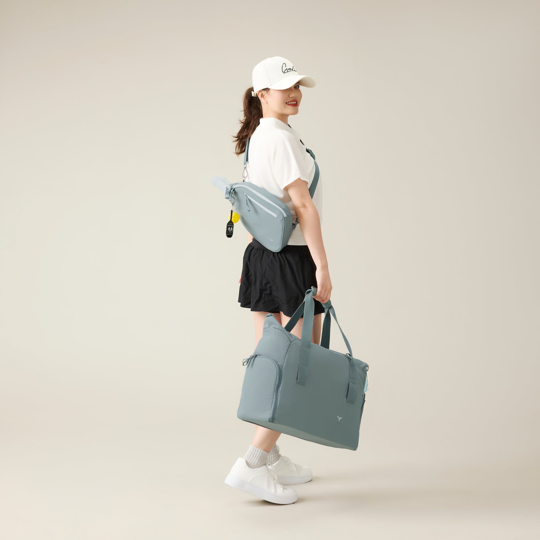 Tesport 2-in-1 Pickleball Bag and Paddle Sleeve in Alpine Slate | Patent Pending - Tesport