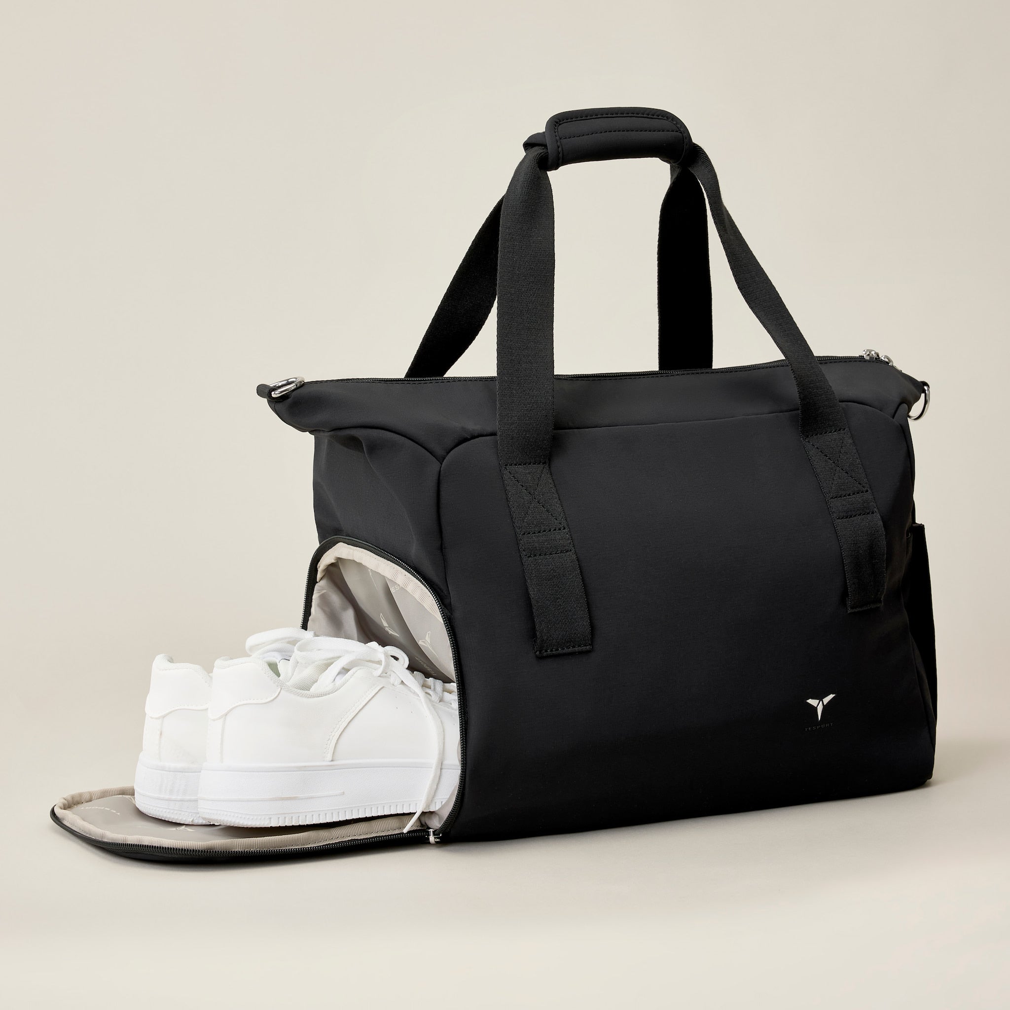 Tesport 2-in-1 Pickleball Bag and Paddle Sleeve in Black | Patent Pending - Tesport