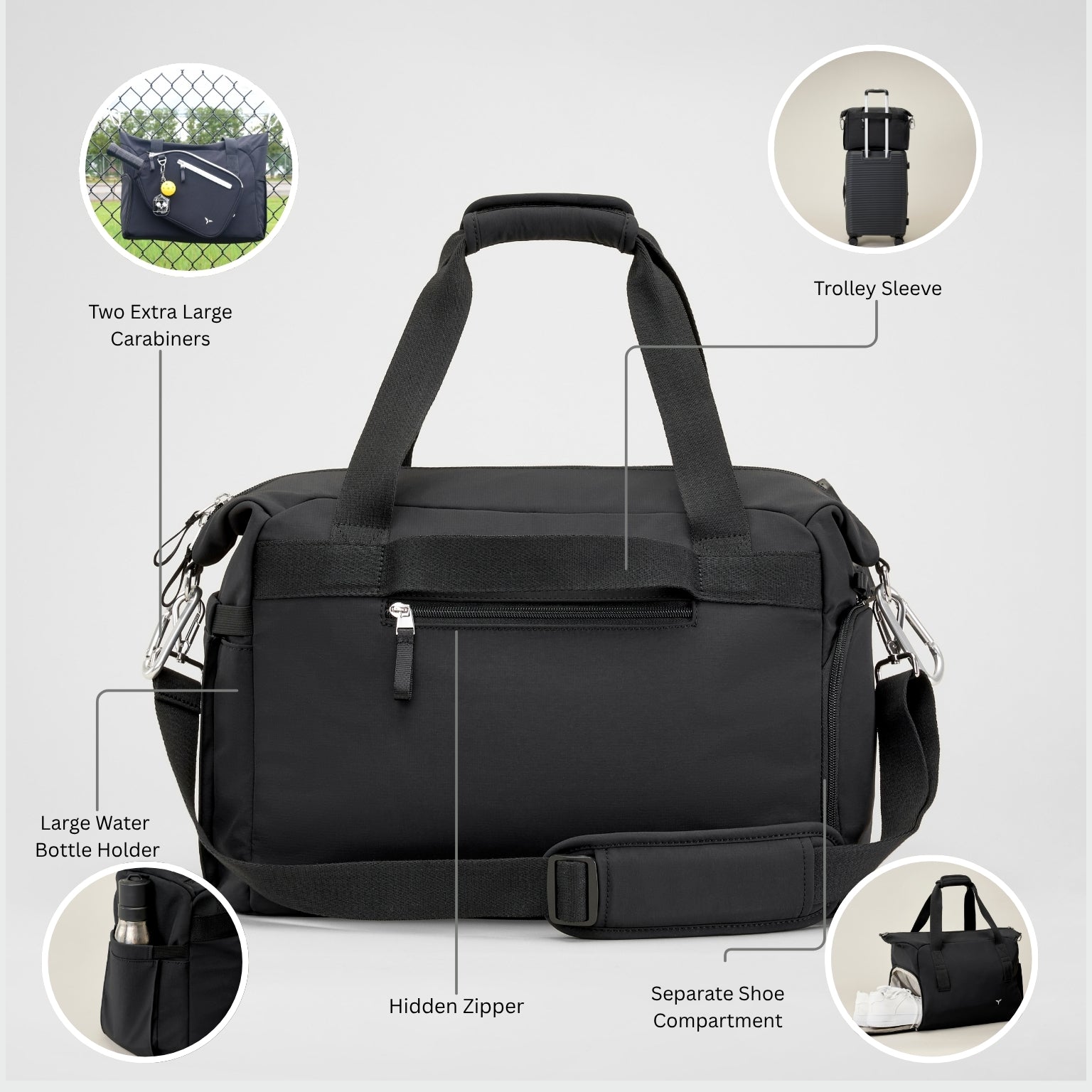 2-in-1 Convertible Pickleball Bag - Tesport
