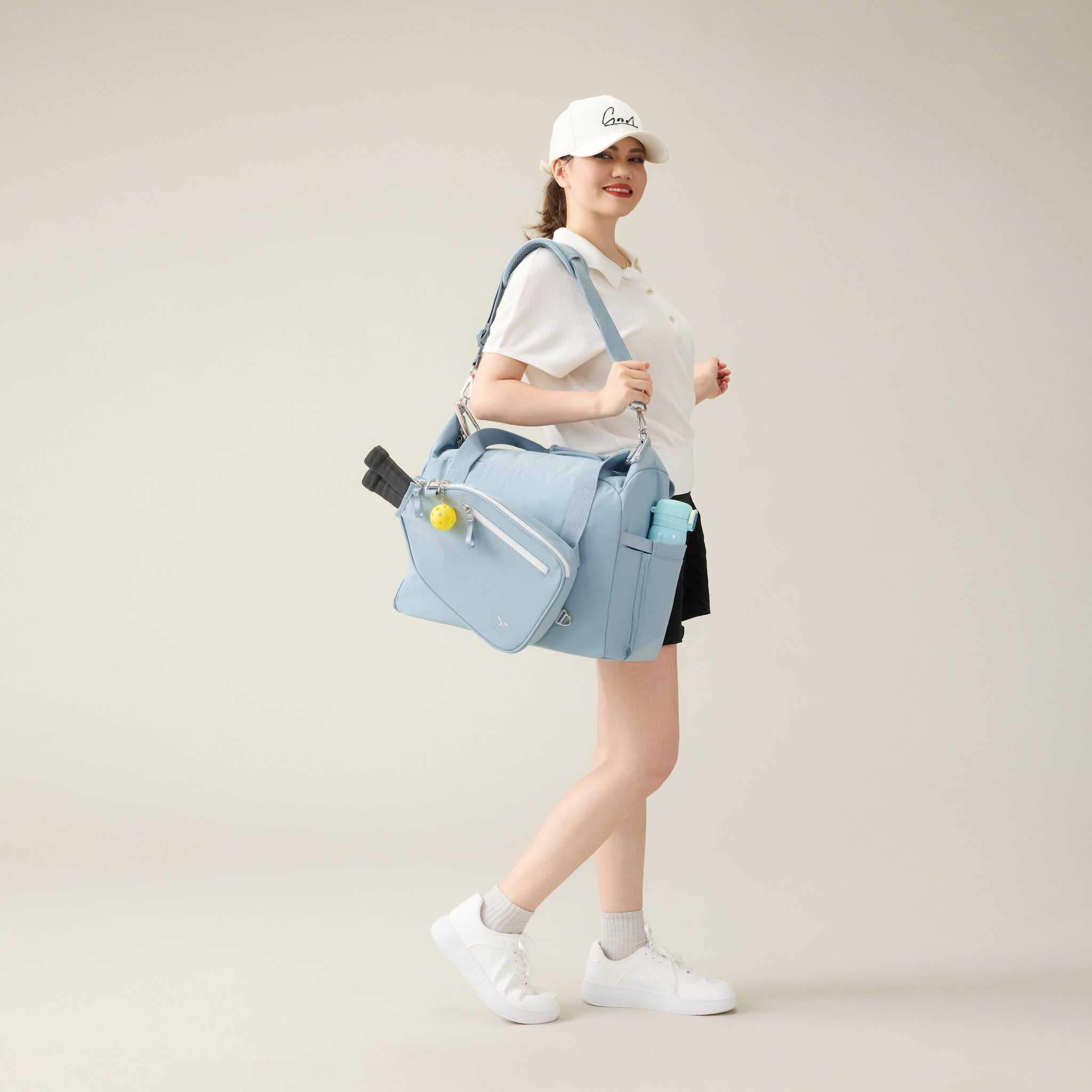 Tesport 2-in-1 Pickleball Bag and Paddle Sleeve in Marina Blue | Patent Pending - Tesport