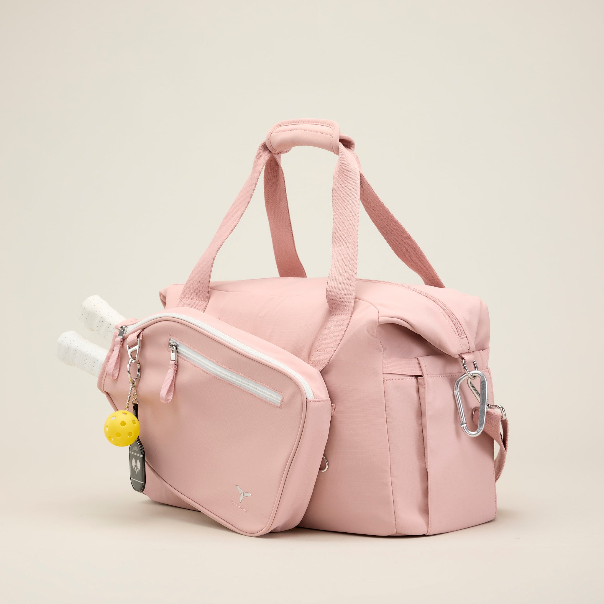 Tesport 2-in-1 Pickleball Bag and Paddle Sleeve in Pulse Pink | Patent Pending - Tesport
