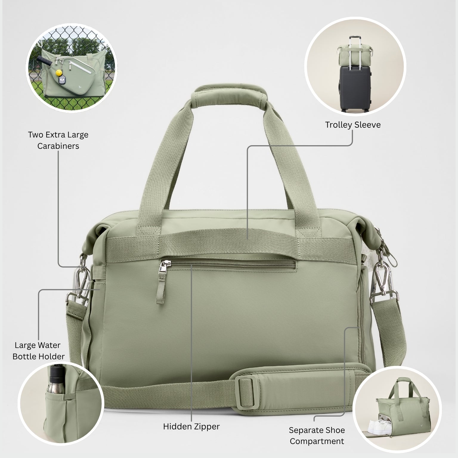 2-in-1 Convertible Pickleball Bag - Tesport