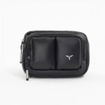 Tesport Cloud Crossbody Belt Bag in Black front view