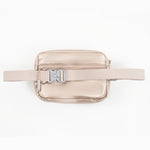 Tesport Cloud Crossbody Belt Bag in Champagne back view