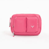 Tesport Cloud Crossbody Belt Bag in Pink front view