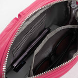 Tesport Cloud Crossbody Belt Bag in Pink interior storage