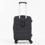 Tesport Cloud Flex Carry-On Luggage in Black back view