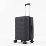 Tesport Cloud Flex Carry-On Luggage in Black angled view