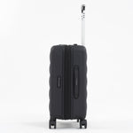 Tesport Cloud Flex Carry-On Luggage in Black side shot