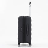 Tesport Cloud Flex Carry-On Luggage in Black side shot
