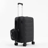 Tesport Cloud Flex Carry-On Luggage in Black with accessories