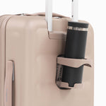 Tesport Cloud Flex Carry-On in Champagne with cupholder view