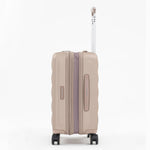 Tesport Cloud Flex Carry-On in Champagne side flex view