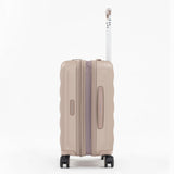 Tesport Cloud Flex Carry-On in Champagne side flex view