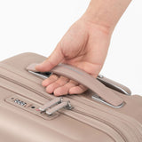 Tesport Cloud Flex Carry-On in Champagne comfort handle