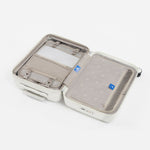 Tesport Cloud Flex Carry-On Luggage in White interior view