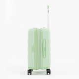Tesport Cloud Flex Carry-On in Apple Green side flex view
