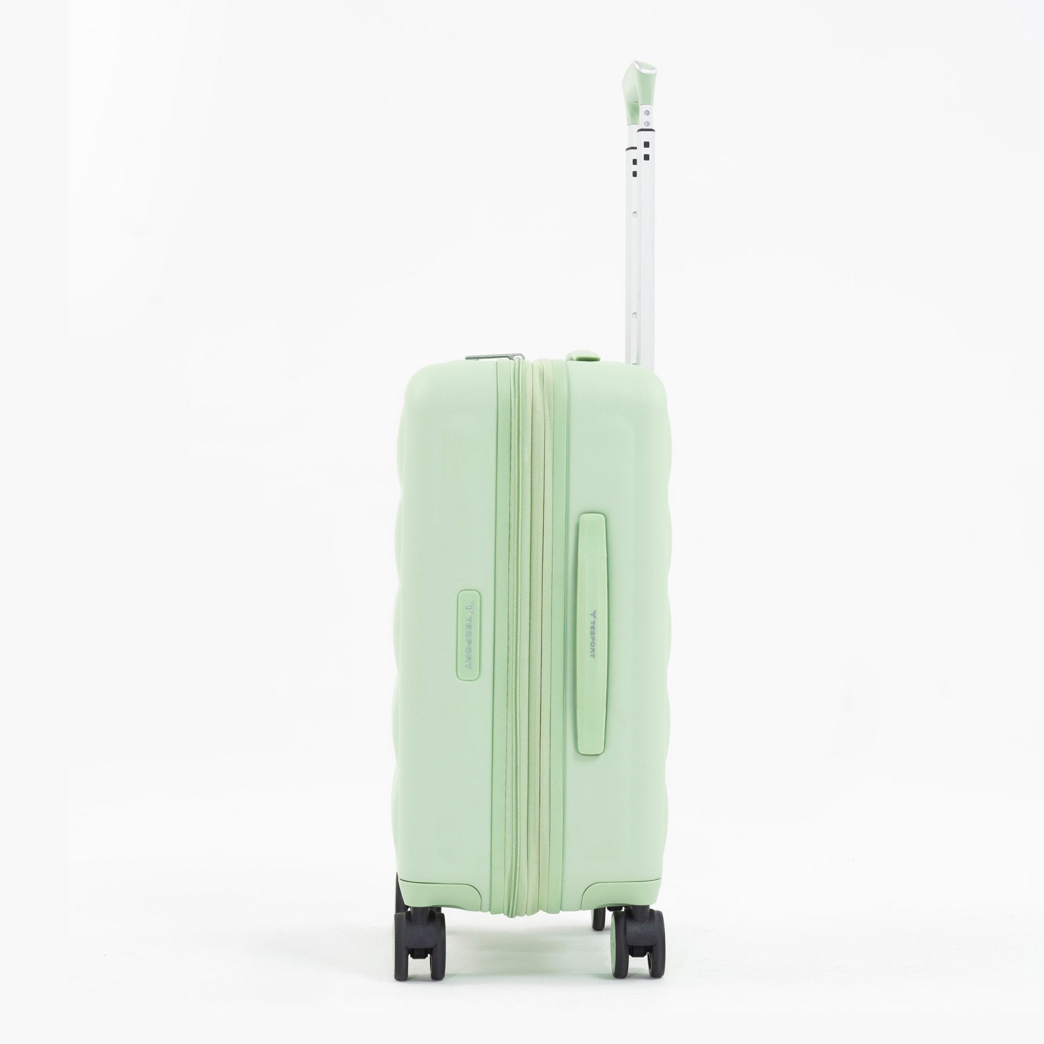 Tesport Cloud Flex Carry-On in Apple Green side view