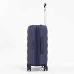 Tesport Cloud Flex Carry-On Luggage in Navy side shot