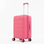 Tesport Cloud Flex Carry-On Luggage in Pink angled shot