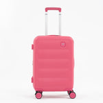 Tesport Cloud Flex Carry-On Luggage in Pink front view