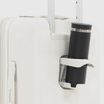 Tesport Cloud Flex Carry-On Luggage in White with cup holder