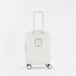 Tesport Cloud Flex Carry-On Luggage in White back view