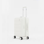 Tesport Cloud Flex Carry-On Luggage in White angled view
