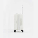 Tesport Cloud Flex Carry-On Luggage in White side flex shot