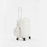 Tesport Cloud Flex Carry-On Luggage in White with accessories