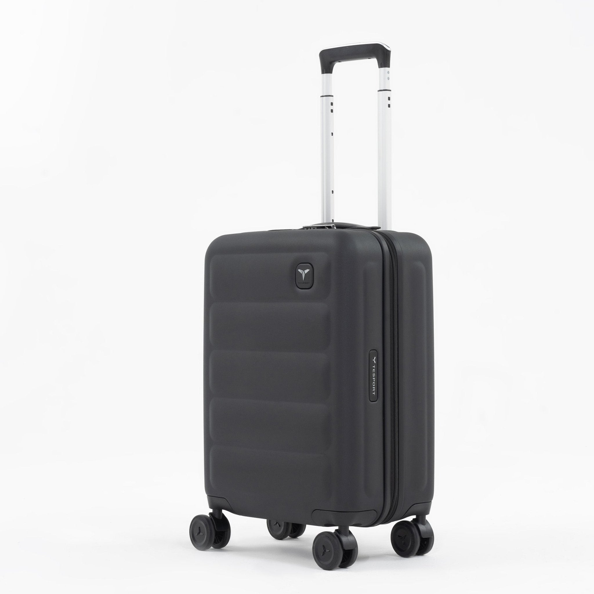 Tesport Cloud International Carry-On in Black angled view