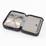 Tesport Cloud International Carry-On in Black interior storage shot