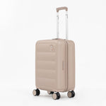 Tesport Cloud International Carry-On in Champagne angled view