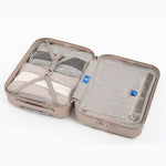 Tesport Cloud International Carry-On in Champagne interior storage