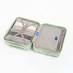 Tesport Cloud International Carry-On in Apple Green interior storage view